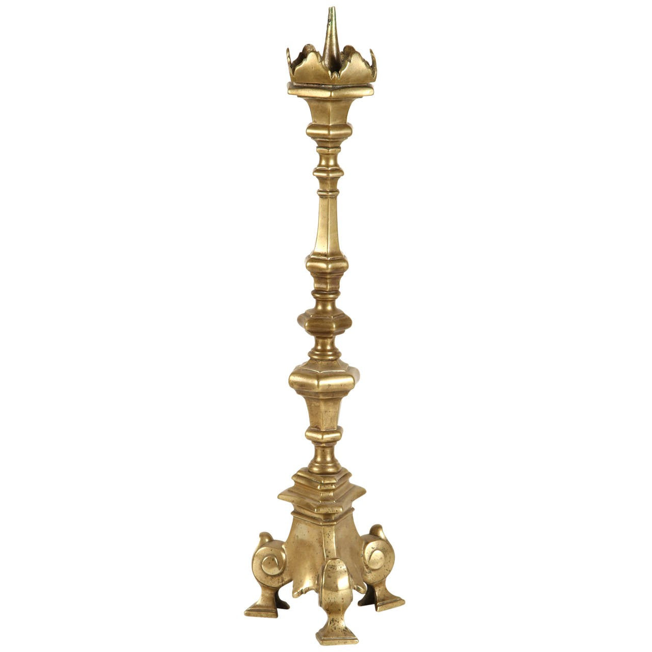 18th Century Italian Baroque Pricket Candlestick – Hollis Pasadena